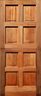 MERANTI DUTCH DOOR, COLONIAL, 8 PANEL, 93X211.5CM.