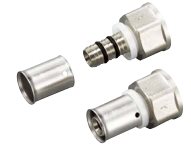 Female Straight Union for PEX-b pipe 16mm, F5-S121612FIIA