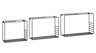 Wall Cube Set - 3 Pcs - Black