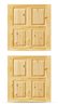 Knotty Pine Dutch Door, Colonial, 8 Panel, 83x211.5cm