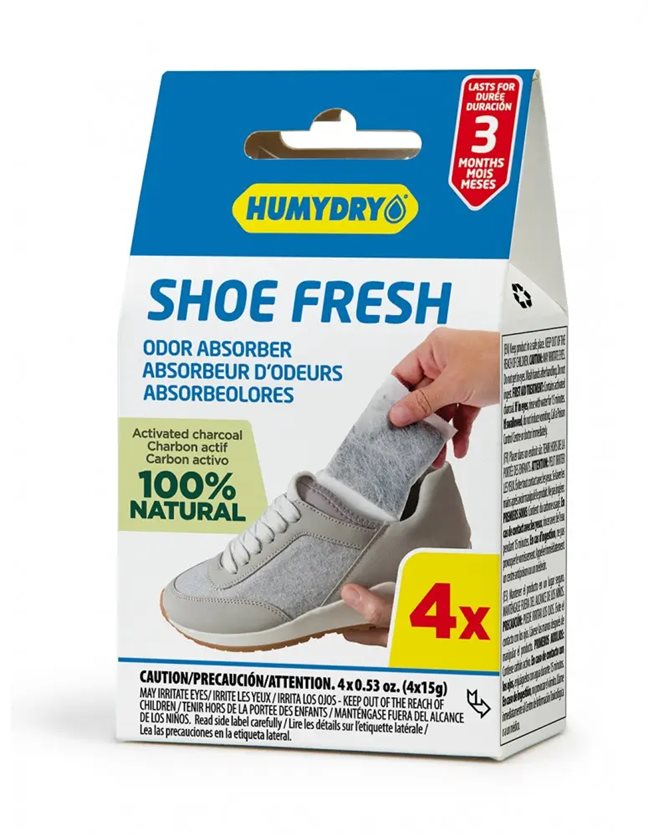 Humydry 4 Pack Charcoal Odor Absorbers