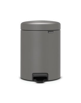 Pedal Bin newIcon, 5L - Mineral Concrete Grey