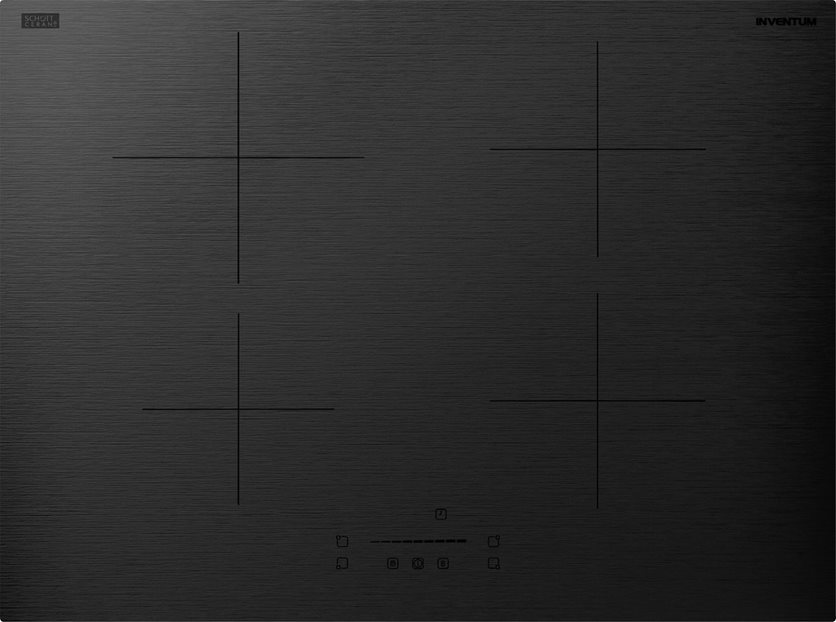 Inventum Built-In Induction Hob - 4 Cooking Zones - Matt Black