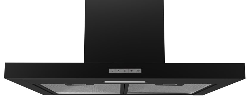 Exquisit Chimney Hood - 90 cm - Black