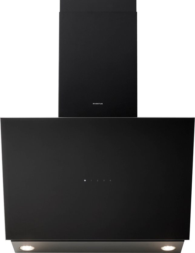 Inventum Angled Extractor Hood - 60 cm - 665 m³/h - Black