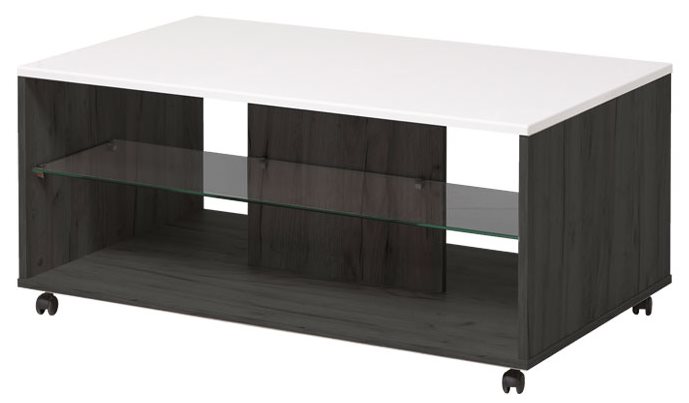 Bert Club Table - Black & White