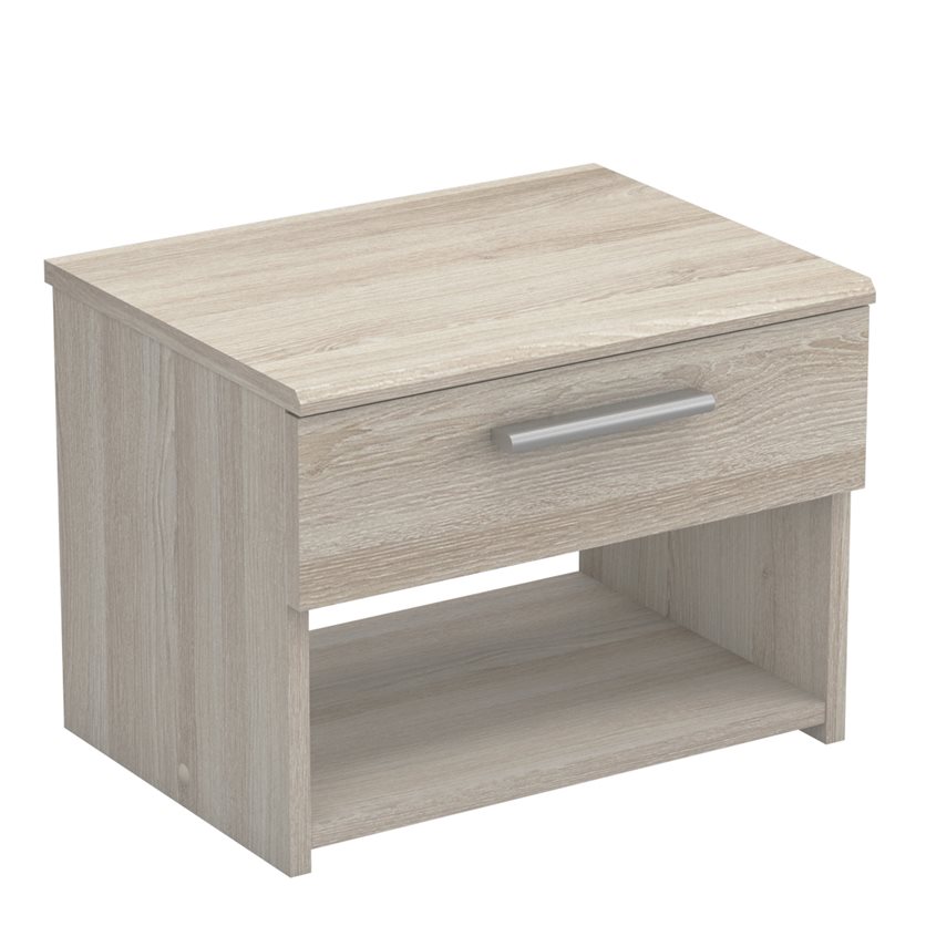Pricy 2 Nightstand - 1 Drawer - Shannon Oak
