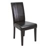 Guevara Stitching Dining Chair - Matt Black Leather