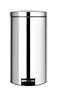 Pedal Bin Silent, 45L - Brilliant Steel