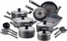 T-Fal Initiatives Nonstick Cookware Set - Black