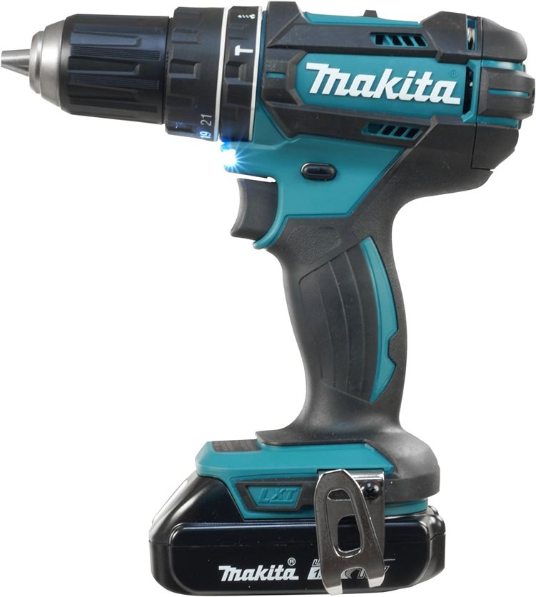 Hammer Driver Drill Kit With Charger - Blue & Black