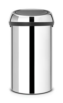Touch Bin, 60L - Brilliant Steel