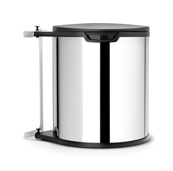 Built-in Bin, 15L - Brilliant Steel