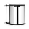 Built-in Bin, 15L - Brilliant Steel