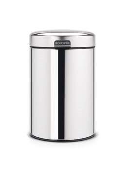 Wall Mounted Bin newIcon, 3L - Brilliant Steel