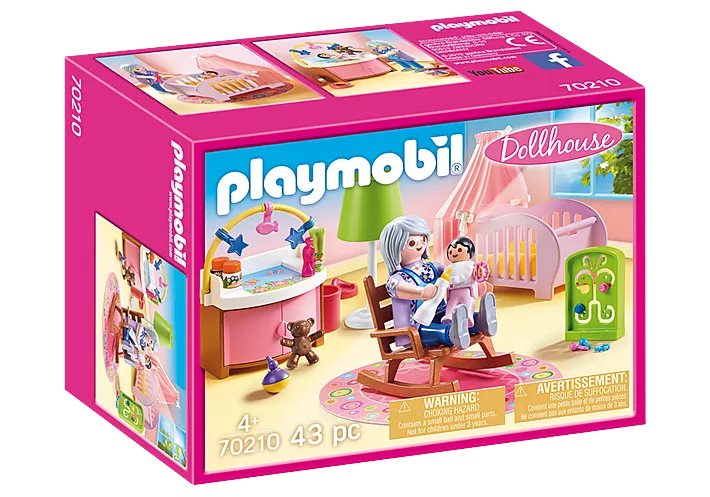 Dollhouse Nursery - Complete your dollhouse with this adorable nursery set.