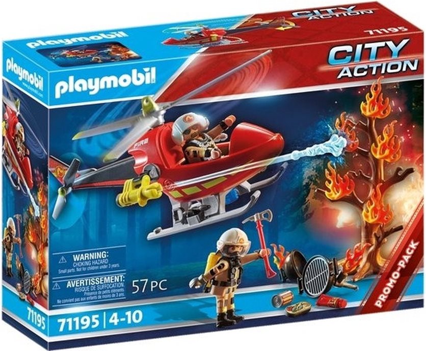 City Action Fire Helicopter Toy
