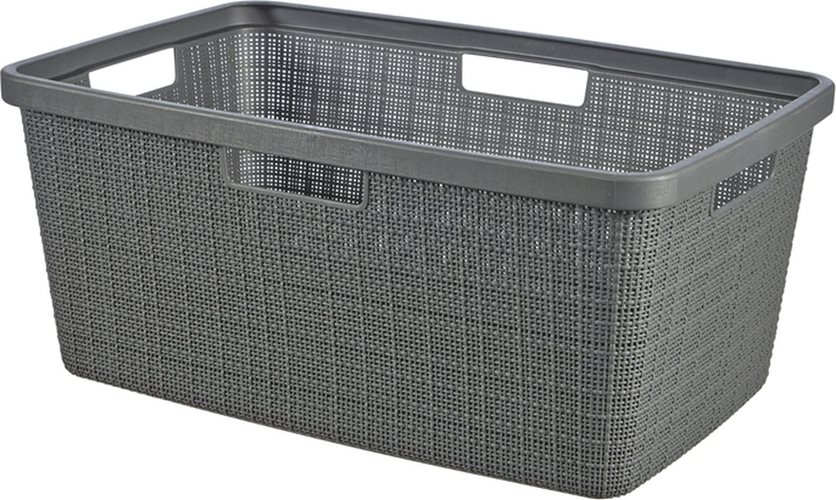 Jute Laundry Basket - 46L