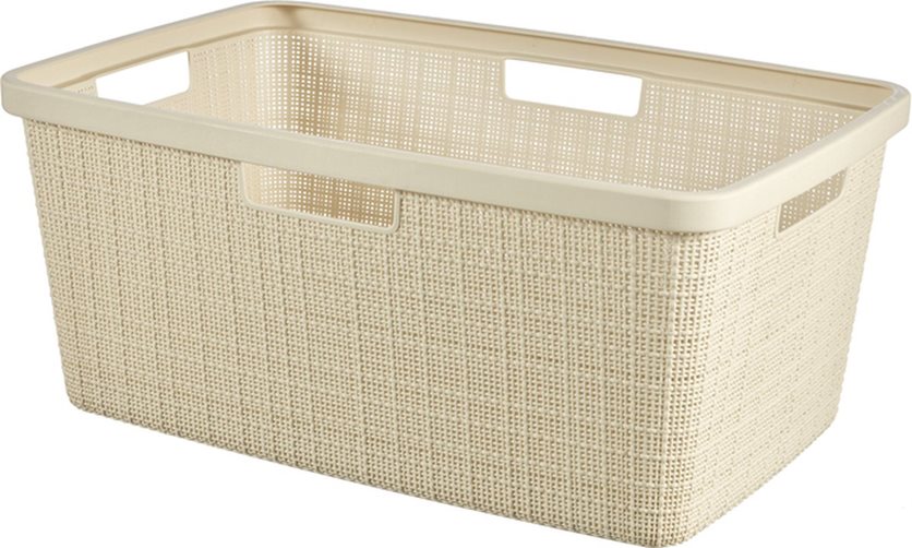 Curver Jute Laundry Basket - 46L