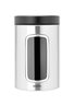 Window Canister, 1.4L - Matt Steel Fingerprint Proof