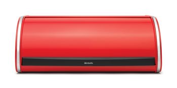Roll Top Bread Bin - Passion Red
