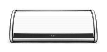 Roll Top Bread Bin - Brilliant Steel