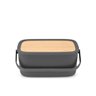 Nic Bread Bin - Dark Grey