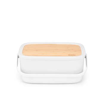 Nic Bread Bin - Light Grey