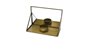 Tea Light Holder - Bronze With Mirror
