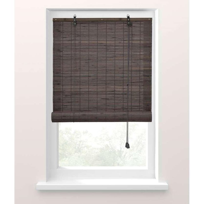 Fenstr Roller Blind Bamboo - Anthracite - 120 x 180 CM