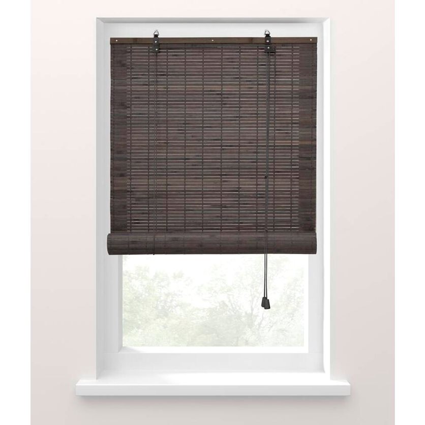 Fenstr Roller Blind Bamboo - Anthracite - 90 x 180 CM