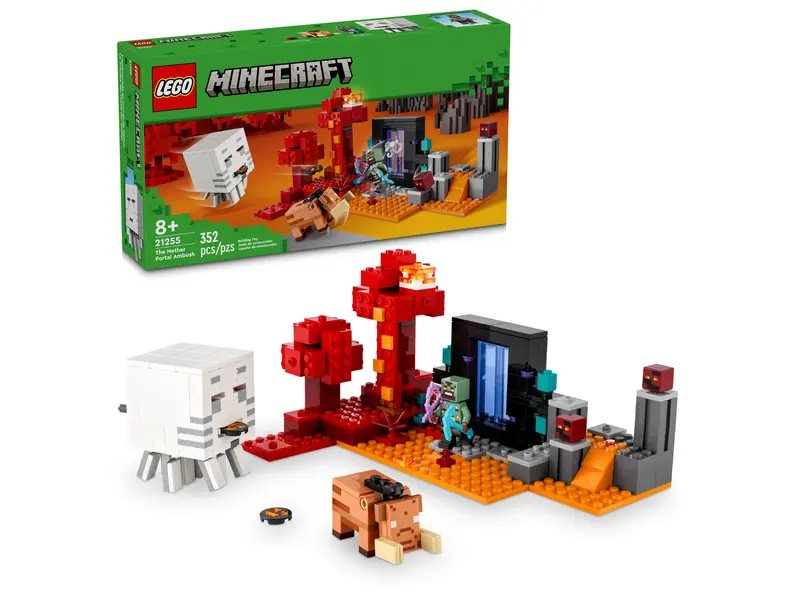 Lego Minecraft - Ambush At The Nether Portal