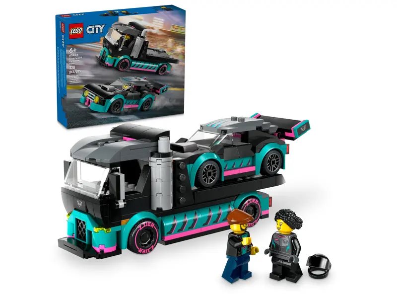 Lego City - Race Car & Transport Truck