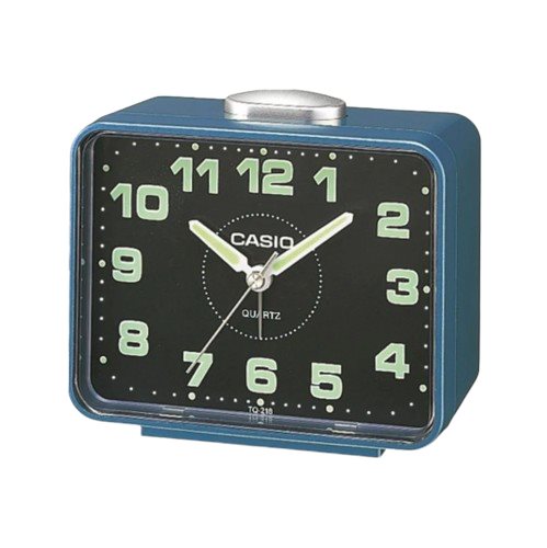 Casio TQ-218-2 Analog Alarm Clock