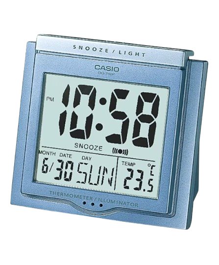 Casio DQ-750F-2 Digital Alarm Clock