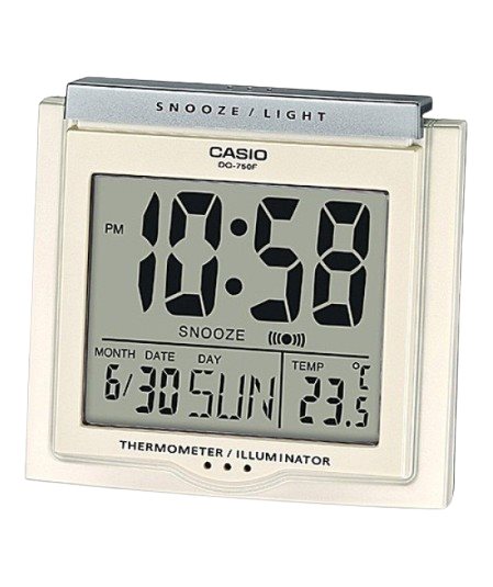 Casio DQ-750F Digital Alarm Clock