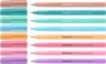 Schneider Ballpoint Pen - Tops 505 F Pastel - Set 8 Pieces - Blue