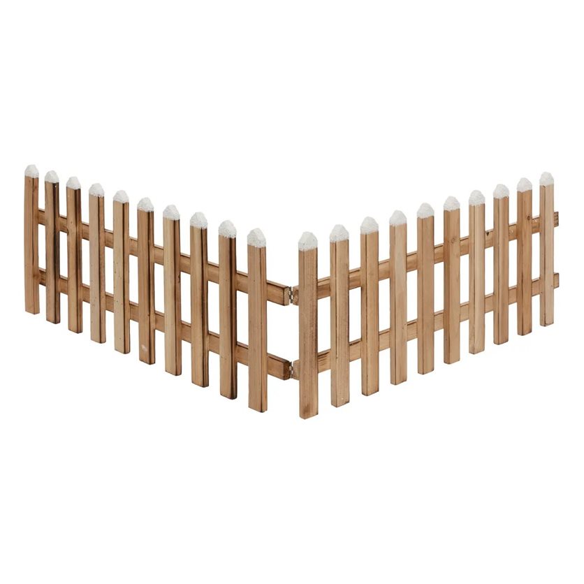 Wooden Fence - L90 x H20cm