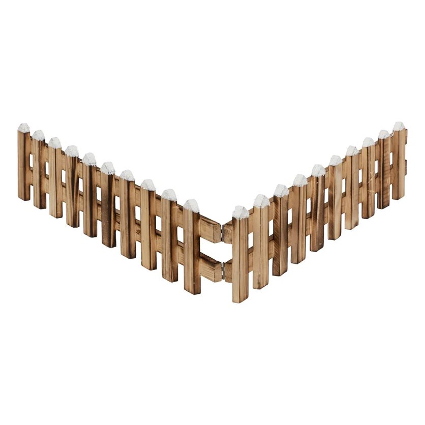 Wooden Fence - L90 x H10 cm