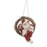 Santa Claus Decoration On Wreath