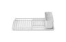 Compact Dish Drying Rack - Light Grey