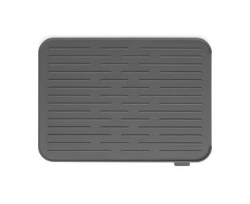 Silicone Dish Drying Mat - Dark Grey