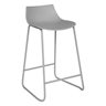 Bar Stool - Grey Metal