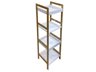 Wooden Rack White 4-Layer