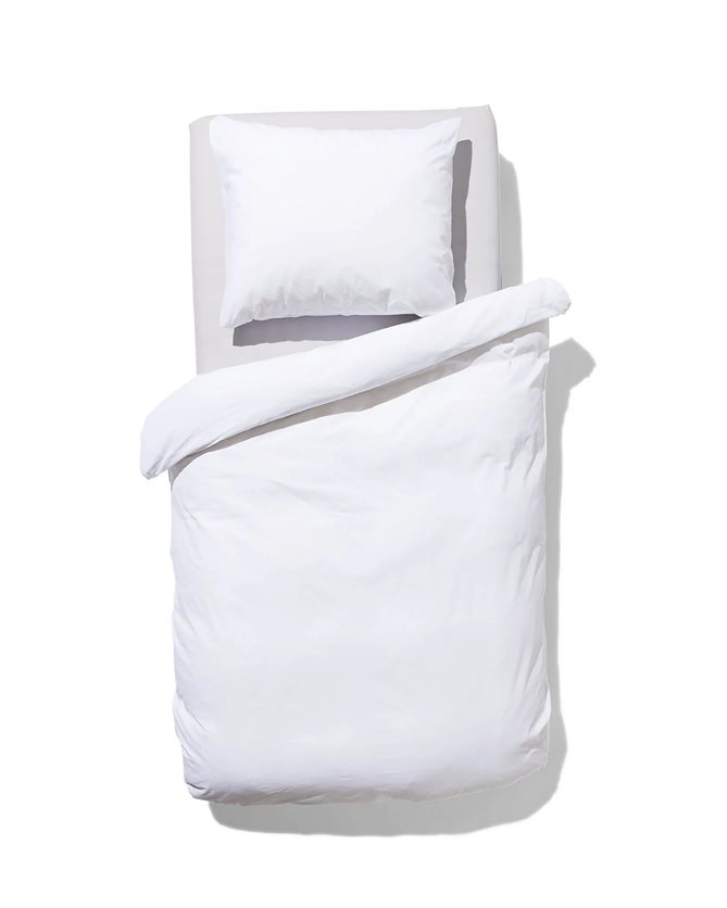 Duvet Cover Soft Cotton White – 140x200/220 cm