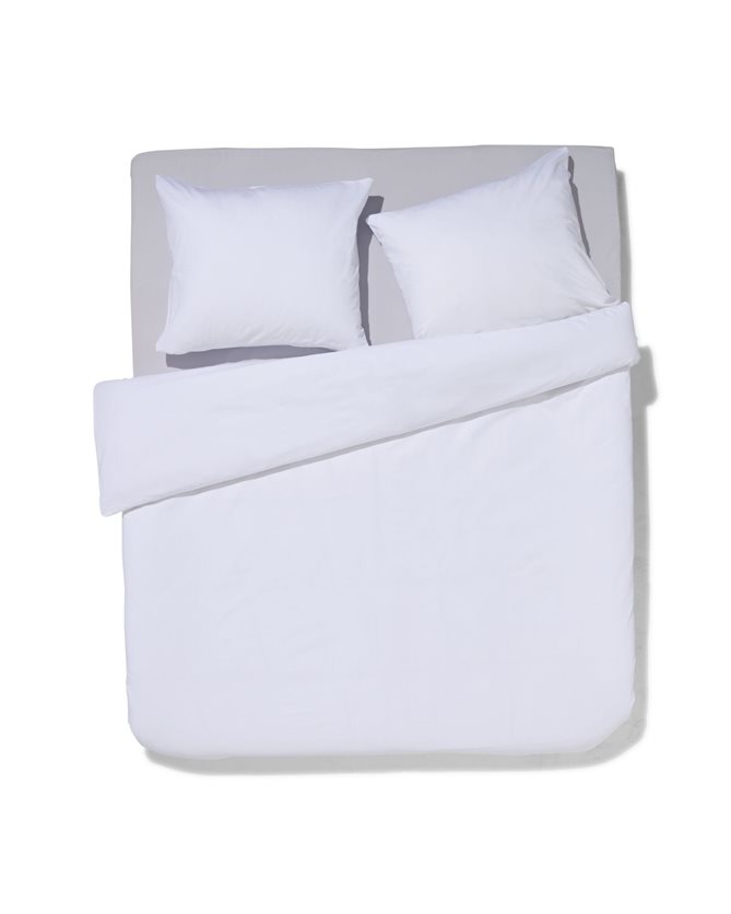 Duvet Cover Soft Cotton White – 200x200/220 cm