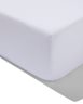 Fitted Sheet Molton Stretch White - 180x200 cm