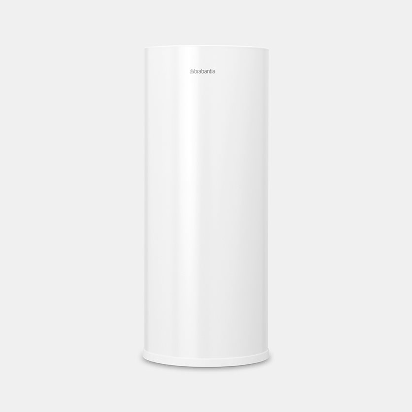 Toilet roll dispenser white