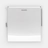 Toilet Roll Holder shiny steel