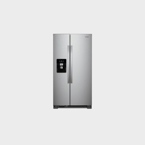 Refrigerator Side by Side Xpert Energy Saver 21 CUFT Stainless Steel With Water & Ice Dispenser